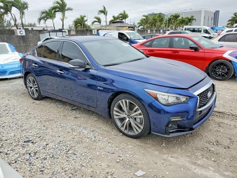 2019 Infiniti Q50, VIN JN1EV7AR0KM553968. Фото 4 з 6 з аукціону Copart. Каталог авто зі США OpenDataCar.