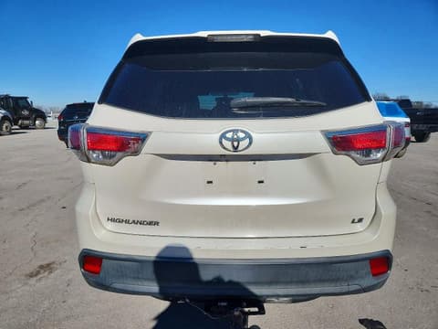 2014 Toyota Highlander, VIN 5TDZKRFH7ES035089. Фото 6 з 6 з аукціону Copart. Каталог авто зі США OpenDataCar.