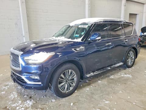 2021 Infiniti QX80, VIN JN8AZ2AE2M9270644. Photo 1 of 6 from Copart auction. OpenDataCar US salvage catalog.