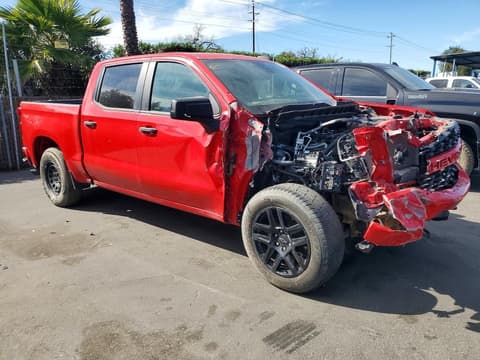 2022 Chevrolet Silverado, VIN 1GCPWBEKXNZ189956. Photo 4 of 6 from Copart auction. OpenDataCar US salvage catalog.