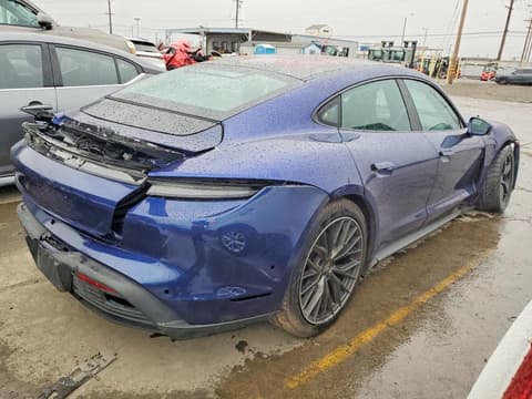 2021 Porsche Taycan, VIN WP0AA2Y16MSA17098. Фото 3 з 6 з аукціону Copart. Каталог авто зі США OpenDataCar.