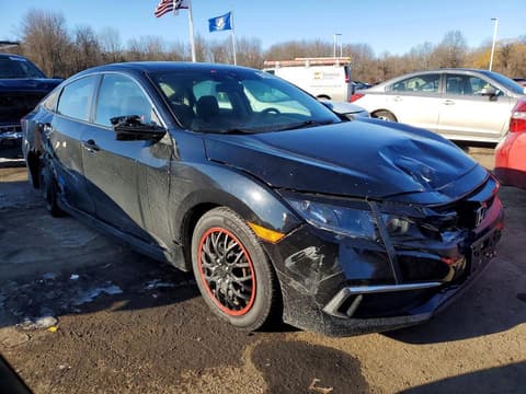 2019 Honda Civic, VIN 2HGFC2F6XKH581578. Фото 4 из 6 с аукциона Copart. Каталог авто из США OpenDataCar.