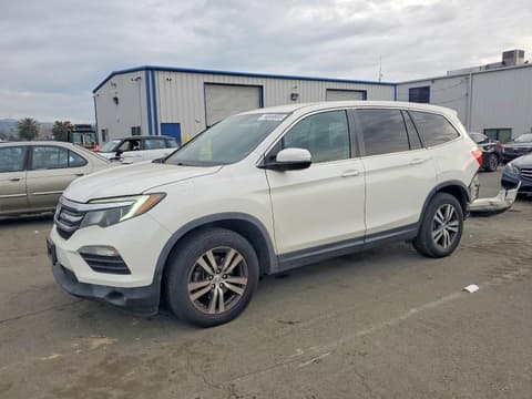 2017 Honda Pilot, VIN 5FNYF5H37HB020997. Фото 1 з 6 з аукціону Copart. Каталог авто зі США OpenDataCar.