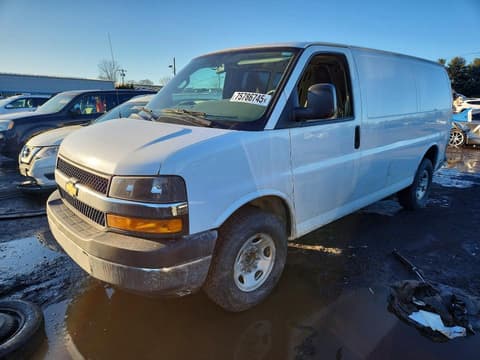 2018 Chevrolet Express 2500, VIN 1GCWGAFG9J1909317. Фото 1 з 6 з аукціону Copart. Каталог авто зі США OpenDataCar.
