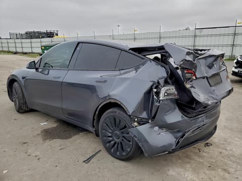 2021 Tesla Model Y, VIN 5YJYGDEE1MF232852. Photo 2 of 6 from Copart auction. OpenDataCar US salvage catalog.