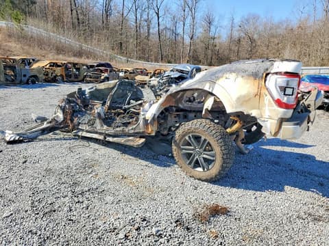 2021 Ford F-150 Lightning, VIN 1FTFW1E89MFA69222. Фото 2 з 6 з аукціону Copart. Каталог авто зі США OpenDataCar.