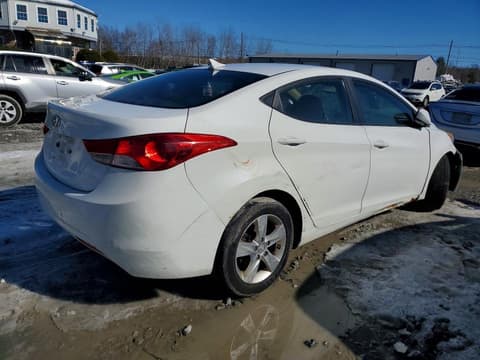 2013 Hyundai Elantra, VIN 5NPDH4AE7DH166603. Фото 3 из 6 с аукциона Copart. Каталог авто из США OpenDataCar.