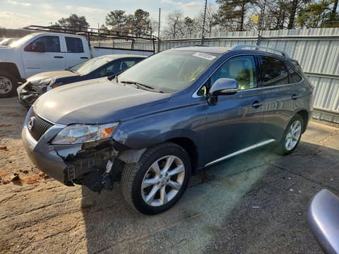 2012 Lexus RX 350, VIN 2T2ZK1BA9CC072401. Фото 1 з 6 з аукціону Copart. Каталог авто зі США OpenDataCar.