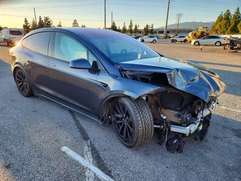 2022 Tesla Model X, VIN 7SAXCBE63NF353584. Фото 4 з 6 з аукціону Copart. Каталог авто зі США OpenDataCar.