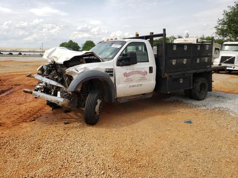 2008 Ford F-450 Super Duty, VIN 1FDXF46YX8ED58394. Фото 2 из 6 с аукциона Copart. Каталог авто из США OpenDataCar.