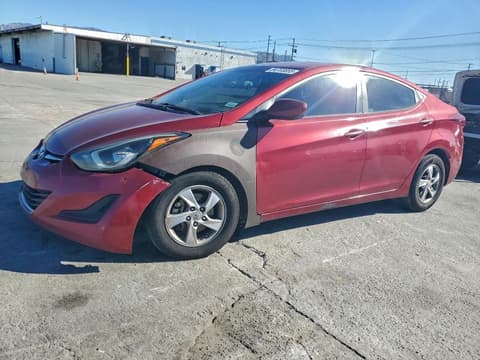 2014 Hyundai Elantra, VIN 5NPDH4AEXEH486029. Фото 1 з 6 з аукціону Copart. Каталог авто зі США OpenDataCar.