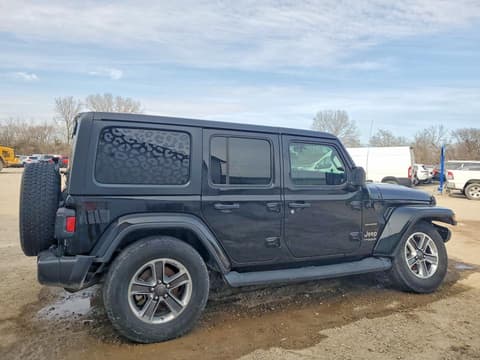 2018 Jeep Wrangler Unlimited, VIN 1C4HJXEN1JW145821. Photo 3 of 6 from Copart auction. OpenDataCar US salvage catalog.