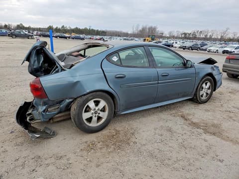 2006 Pontiac Grand Prix, VIN 2G2WP582361219609. Фото 3 з 6 з аукціону Copart. Каталог авто зі США OpenDataCar.