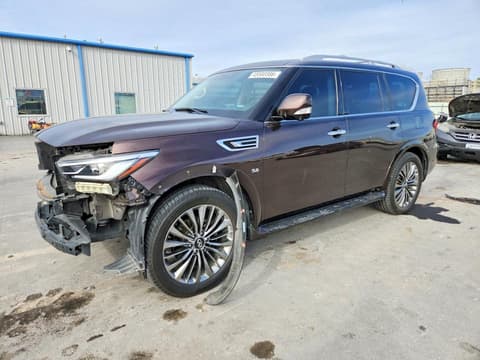 2018 Infiniti QX80, VIN JN8AZ2NE8J9192392. Фото 1 з 6 з аукціону Copart. Каталог авто зі США OpenDataCar.