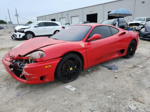 1999 Ferrari 360, VIN ZFFYR51A6X0118403. Photo 1 of 6 from Copart auction. OpenDataCar US salvage catalog.