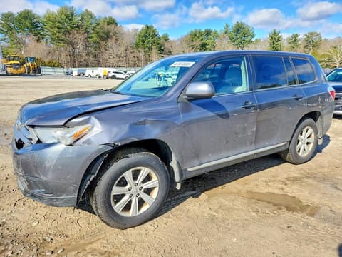 2013 Toyota Highlander, VIN 5TDBK3EH6DS251885. Zdjęcie 1 z 6 z aukcji Copart. Katalog aut z USA OpenDataCar.