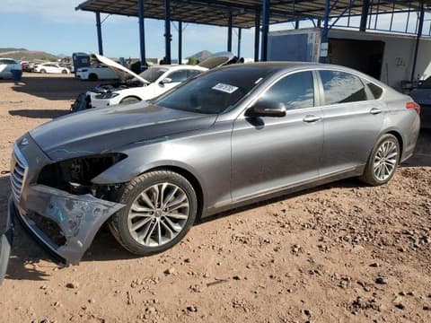 2017 Genesis G80, VIN KMHGN4JE6HU167626. Photo 1 of 6 from Copart auction. OpenDataCar US salvage catalog.