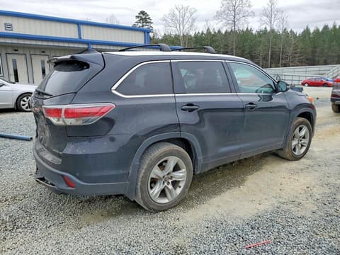 2016 Toyota Highlander, VIN 5TDDKRFHXGS245103. Фото 3 з 6 з аукціону Copart. Каталог авто зі США OpenDataCar.