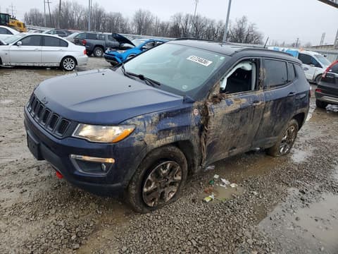 2017 Jeep Compass, VIN 3C4NJDDB7HT624754. Фото 1 з 6 з аукціону Copart. Каталог авто зі США OpenDataCar.