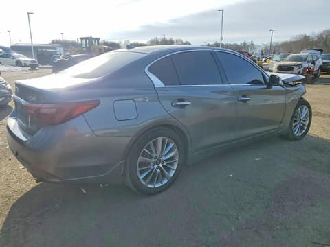 2019 Infiniti Q50, VIN JN1EV7ARXKM593569. Фото 3 з 6 з аукціону Copart. Каталог авто зі США OpenDataCar.