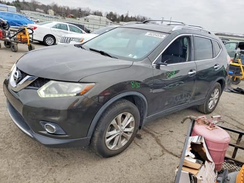 2015 Nissan Rogue, VIN KNMAT2MVXFP545054. Фото 1 з 6 з аукціону Copart. Каталог авто зі США OpenDataCar.