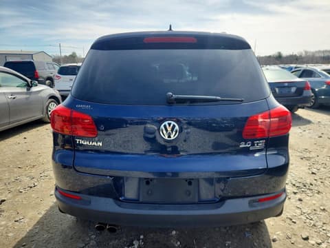 2014 Volkswagen Tiguan, VIN WVGBV3AX8EW592528. Фото 6 з 6 з аукціону Copart. Каталог авто зі США OpenDataCar.