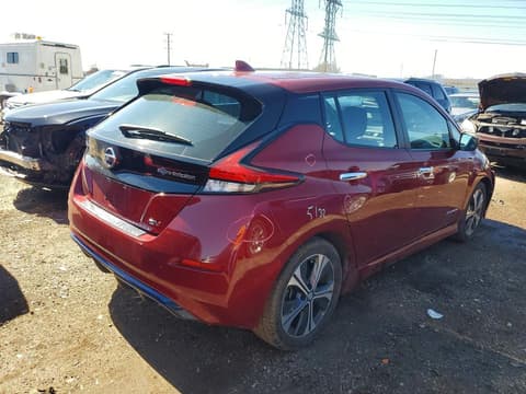 2019 Nissan Leaf, VIN 1N4AZ1CP7KC314518. Photo 3 of 6 from Copart auction. OpenDataCar US salvage catalog.