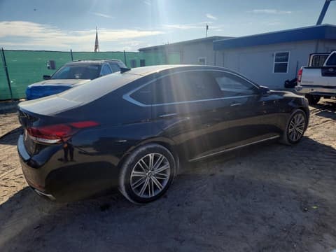 2018 Genesis G80, VIN KMHGN4JE9JU269881. Photo 3 of 6 from Copart auction. OpenDataCar US salvage catalog.