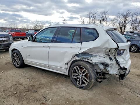 2017 Bmw X3, VIN 5UXWX7C34H0W39206. Фото 2 из 6 с аукциона Copart. Каталог авто из США OpenDataCar.