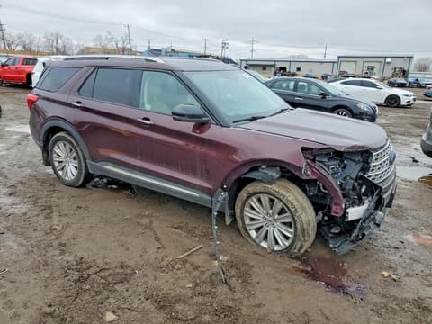 2022 Ford Explorer, VIN 1FMSK8FH8NGA78048. Фото 4 з 6 з аукціону Copart. Каталог авто зі США OpenDataCar.