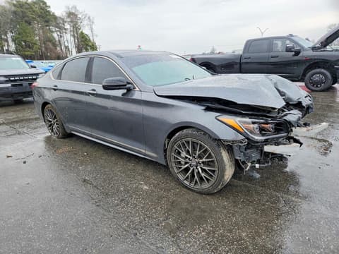 2018 Genesis G80, VIN KMHGN4JB9JU225269. Фото 4 з 6 з аукціону Copart. Каталог авто зі США OpenDataCar.