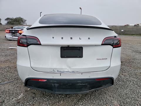 2022 Tesla Model Y, VIN 7SAYGDEF3NF456489. Photo 6 of 6 from Copart auction. OpenDataCar US salvage catalog.