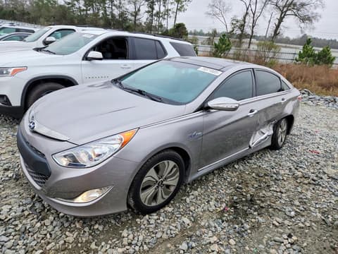 2014 Hyundai Sonata Hybrid, VIN KMHEC4A46EA105712. Zdjęcie 1 z 6 z aukcji Copart. Katalog aut z USA OpenDataCar.