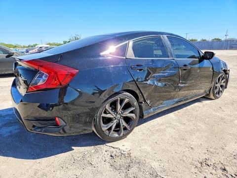 2019 Honda Civic, VIN 19XFC2F82KE002692. Фото 3 з 6 з аукціону Copart. Каталог авто зі США OpenDataCar.