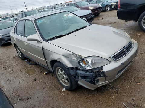 2000 Honda Civic, VIN 1HGEJ8644YL038001. Zdjęcie 4 z 6 z aukcji Copart. Katalog aut z USA OpenDataCar.
