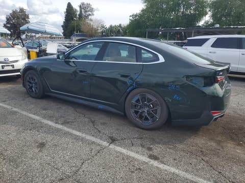 2023 Bmw i4, VIN WBY43AW08PFR27162. Фото 2 из 6 с аукциона Copart. Каталог авто из США OpenDataCar.