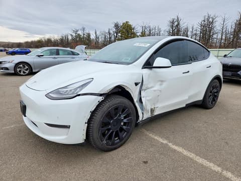 2022 Tesla Model Y, VIN 7SAYGDEE9NF332248. Фото 1 из 6 с аукциона Copart. Каталог авто из США OpenDataCar.