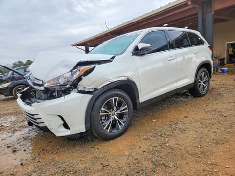 2019 Toyota Highlander, VIN 5TDZARFH0KS057112. Фото 1 з 6 з аукціону Copart. Каталог авто зі США OpenDataCar.