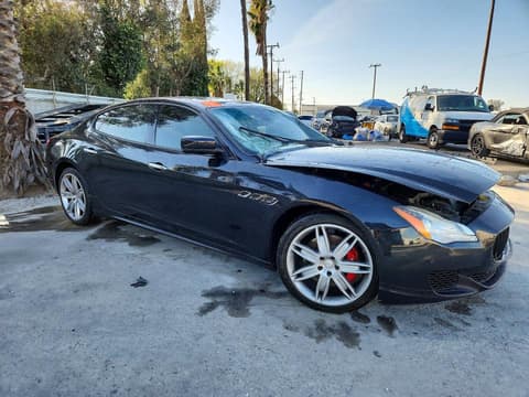 2014 Maserati Quattroporte, VIN ZAM56RRA2E1110212. Фото 4 з 6 з аукціону Copart. Каталог авто зі США OpenDataCar.