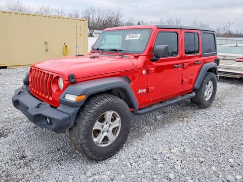 2018 Jeep Wrangler Unlimited, VIN 1C4HJXDG9JW135945. Фото 1 з 6 з аукціону Copart. Каталог авто зі США OpenDataCar.
