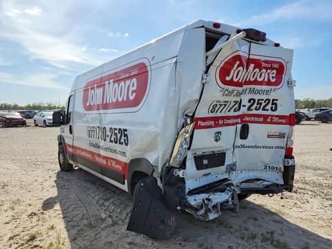 2021 Ram ProMaster 2500, VIN 3C6LRVDG5ME555974. Zdjęcie 2 z 6 z aukcji Copart. Katalog aut z USA OpenDataCar.