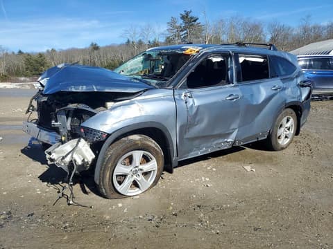2020 Toyota Highlander, VIN 5TDBZRBH6LS044771. Фото 1 з 6 з аукціону Copart. Каталог авто зі США OpenDataCar.