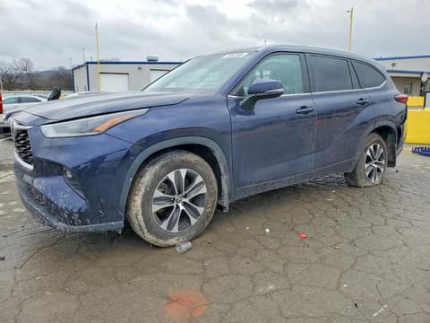 2021 Toyota Highlander, VIN 5TDGZRBH1MS135891. Фото 1 з 6 з аукціону Copart. Каталог авто зі США OpenDataCar.