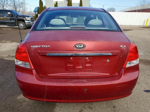 2009 Kia Spectra, VIN KNAFE222395621672. Фото 6 з 6 з аукціону Copart. Каталог авто зі США OpenDataCar.
