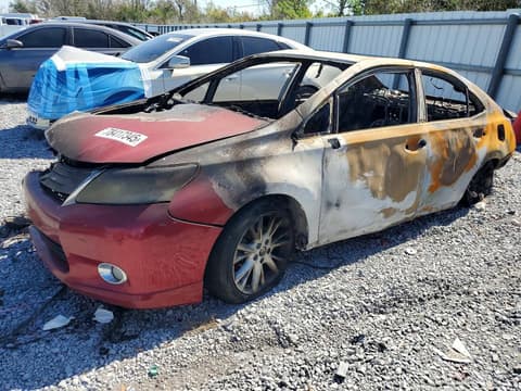 2010 Lexus HS 250h, VIN JTHBB1BAXA2012014. Фото 1 з 6 з аукціону Copart. Каталог авто зі США OpenDataCar.