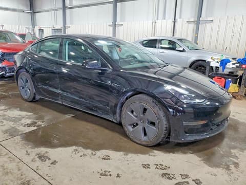2022 Tesla Model 3, VIN 5YJ3E1EB8NF348748. Фото 4 з 6 з аукціону Copart. Каталог авто зі США OpenDataCar.
