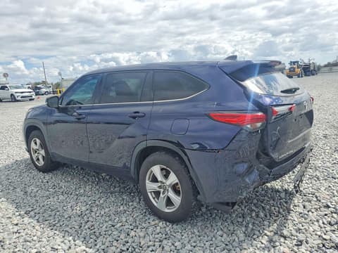 2022 Toyota Highlander, VIN 5TDCZRAH6NS091615. Фото 2 з 6 з аукціону Copart. Каталог авто зі США OpenDataCar.