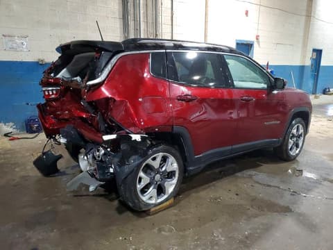 2020 Jeep Compass, VIN 3C4NJDCB4LT233653. Фото 3 з 6 з аукціону Copart. Каталог авто зі США OpenDataCar.
