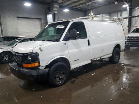 2004 Chevrolet Express Cargo, VIN 1GCGG25V541210300. Photo 1 of 6 from Copart auction. OpenDataCar US salvage catalog.