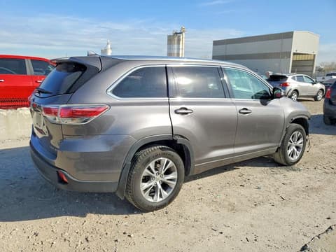 2015 Toyota Highlander, VIN 5TDJKRFH2FS170754. Фото 3 з 6 з аукціону Copart. Каталог авто зі США OpenDataCar.